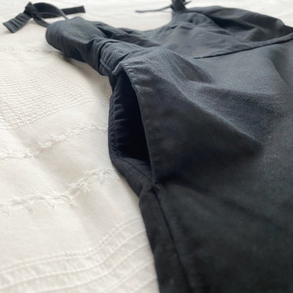 ARITZIA WILFRED BLACK TIE STRAP SWEETHEART FITTED MINI DRESS - 8 - Picture 7 of 8